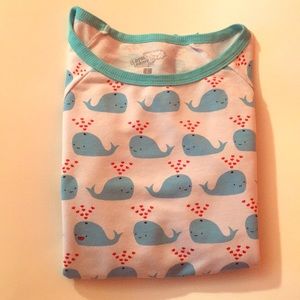 Adorable whale long sleeve top